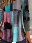 Women's Long Sleeve T-shirt Spring/Fall As Picture Abstract Printing Jersey Crew Neck Daily Going Out Casual Top