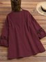 Women's Long Sleeve T-shirt Spring/Fall White Plain Jacquard Cotton Crew Neck Daily Going Out Casual Top