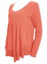 Elegant Commuting Slim Fit Three-Button Casual Solid Color Long-Sleeved Dress Top