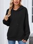Casual Plain Hoodie