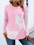 Casual Color Block T-Shirt