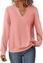 V Neck Regular Fit Casual Sweatshirt