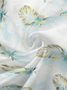 Floral Regular Fit Sexy Puff Sleeve V Neck Dress