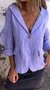 Elegant Regular Fit Cotton Stand Collar Blazer