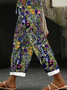 Women's  H-Line Baggy Pants Daily Going Out Pants As Picture Casual Printing Floral Spring/Fall Pants