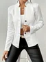Geometric Dressy Buckle Regular Fit Blazer