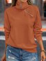 Loose Simple Sweatshirt