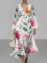 Regular Fit Semi Formal Puff Sleeve Dress