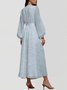 Regular Fit Semi Formal Puff Sleeve Dress