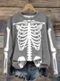 Halloween Round Neck Long Sleeve Casual Sweatshirt