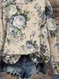 Casual Printing Floral Sweatshirt