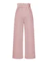 Women's  Elastic Waist H-Line Wide Leg Pants Daily Going Out Pants White Casual Split Joint Plain Spring/Fall Pants