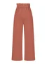 Women's  Elastic Waist H-Line Wide Leg Pants Daily Going Out Pants White Casual Split Joint Plain Spring/Fall Pants