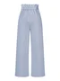 Women's  Elastic Waist H-Line Wide Leg Pants Daily Going Out Pants White Casual Split Joint Plain Spring/Fall Pants