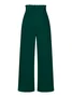 Women's  Elastic Waist H-Line Wide Leg Pants Daily Going Out Pants White Casual Split Joint Plain Spring/Fall Pants