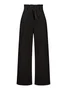 Women's  Elastic Waist H-Line Wide Leg Pants Daily Going Out Pants White Casual Split Joint Plain Spring/Fall Pants