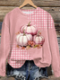 Casual Text Letters Regular Fit Sweatshirt