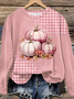 Casual Text Letters Regular Fit Sweatshirt