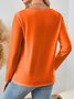Halloween Women's T-Shirt Graphic Elegant Casual Long Sleeve Crew Neck Regular Top