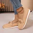 Plain Pu All Season Casual Shoes