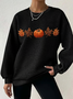 Cotton Casual Crew Neck Sweatshirt