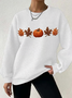 Cotton Casual Crew Neck Sweatshirt