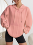Women's Casual Long Sleeve Hooded Pocket Sweatshirt