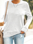 Women's Casual Long Sleeve Crew Neck Sweatshirt