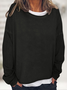 Women's Casual Long Sleeve Crew Neck Sweatshirt