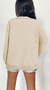 Plain Simple Cotton-Blend Loose Sweatshirt