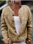 Women Casual Spring/Fall 3D Printing Holiday Loose Cardigan