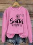 Scatter kindness Dandelion Letter Casual Sweatshirt