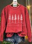 Christmas Winter Wonderland forest Casual Sweatshirt