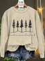 Christmas Winter Wonderland forest Casual Sweatshirt