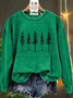 Christmas Winter Wonderland forest Casual Sweatshirt