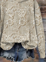 Women's Floral Print Casual Long Sleeve Hoodie