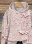 Women's Floral Print Casual Long Sleeve Hoodie