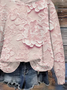 Women's Floral Print Casual Long Sleeve Hoodie