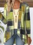 Regular Fit Casual Color Block Blouse