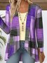 Regular Fit Casual Color Block Blouse