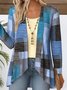 Regular Fit Casual Color Block Blouse
