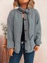 Striped Regular Fit Casual Cardigan