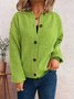 Striped Regular Fit Casual Cardigan
