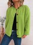 Striped Regular Fit Casual Cardigan