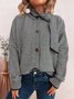Striped Regular Fit Casual Cardigan
