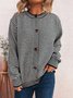 Striped Regular Fit Casual Cardigan