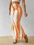 Women's Elegant Commuting Knitted Fishtail Skirt Slim Pleated Sexy Versatile Skirt