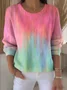 Cotton Color Block Regular Fit Casual Sweater