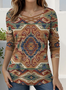 V Neck Casual T-Shirt