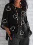 Geometric Casual Blouse